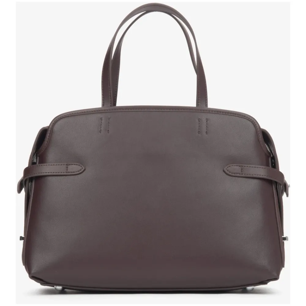 DAMES Estro Echt Lederen Tote Handtas