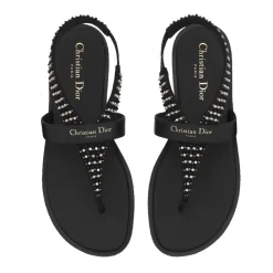 DAMES Dior Sandalen^Eclat Thong Sandal Wit Parels