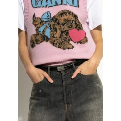 DAMES Ganni Eco Leren Riem