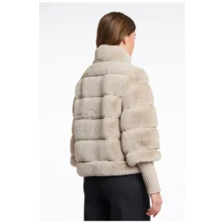 DAMES Rino&Pelle Jassen^Ecru Feline Jas