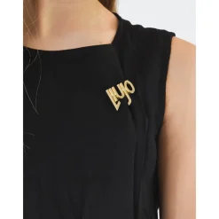 Liu Jo Effen elegante jurk met ritssluiting aan de achterkant