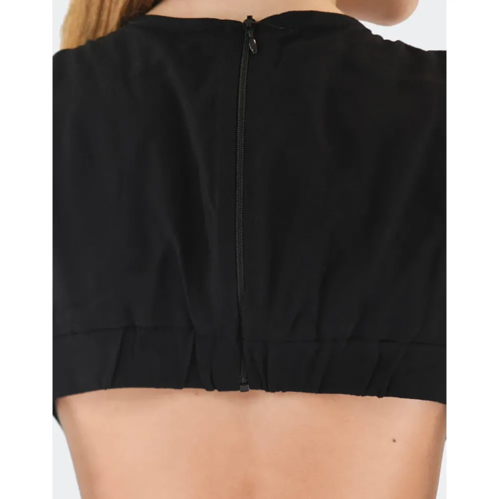 Liu Jo Effen elegante jurk met ritssluiting aan de achterkant