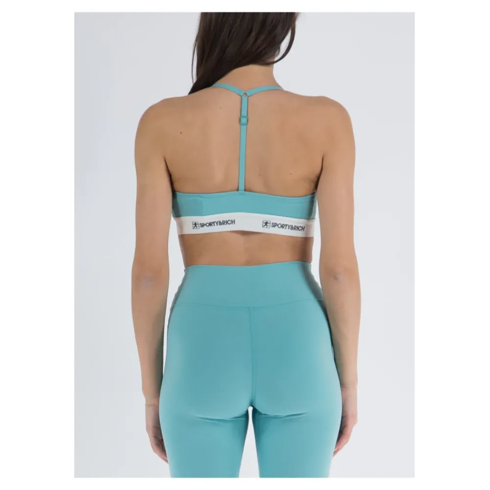 Sporty & Rich Elastic Band Sport Top Paradise