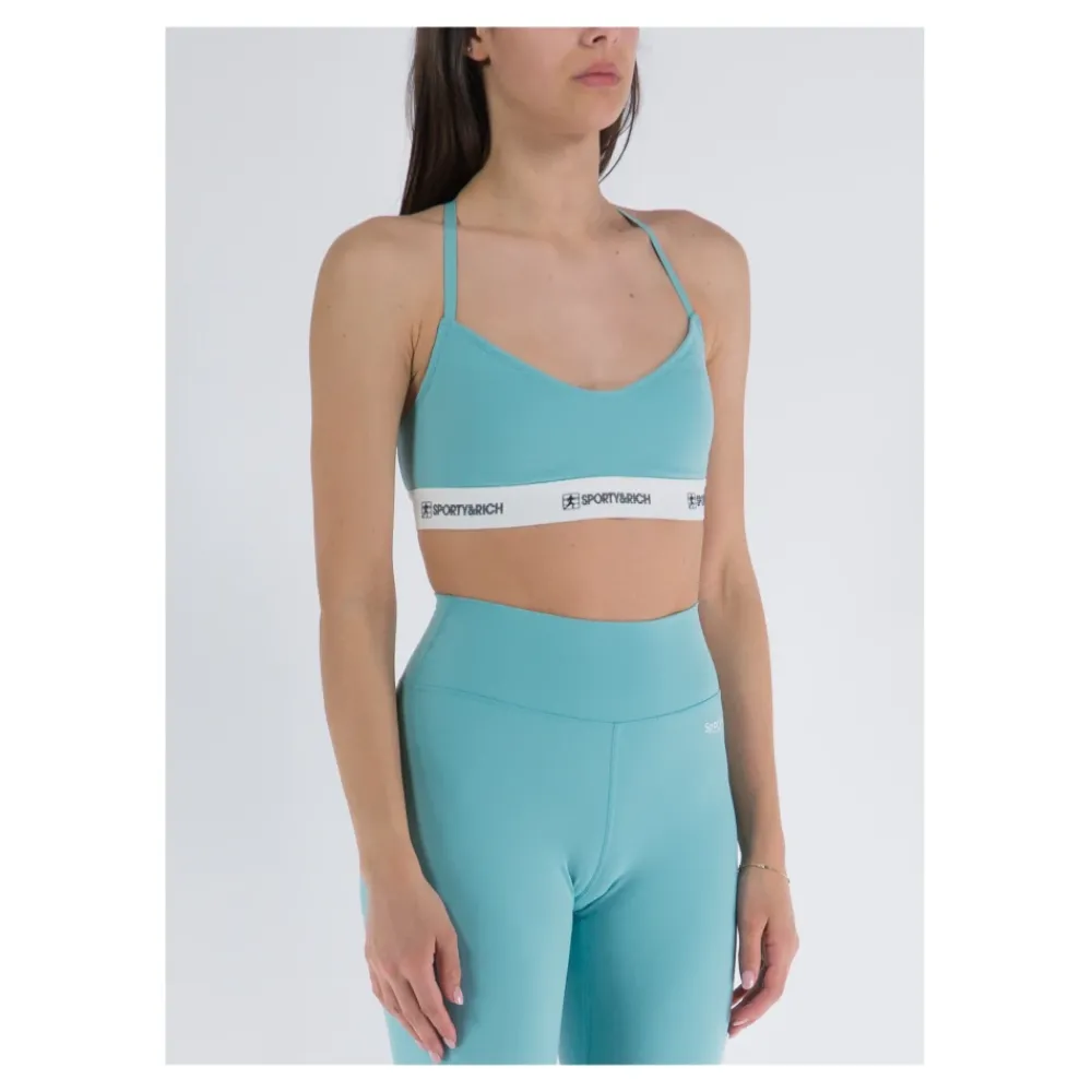 Sporty & Rich Elastic Band Sport Top Paradise