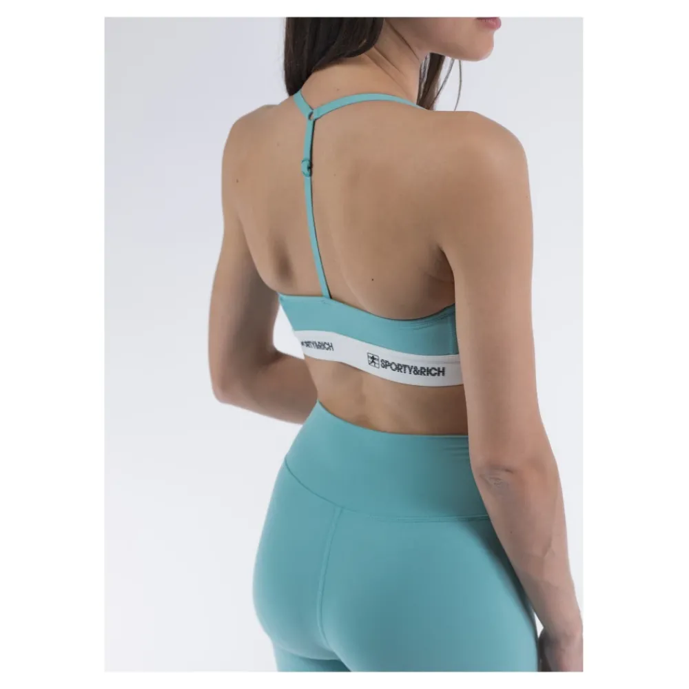 Sporty & Rich Elastic Band Sport Top Paradise