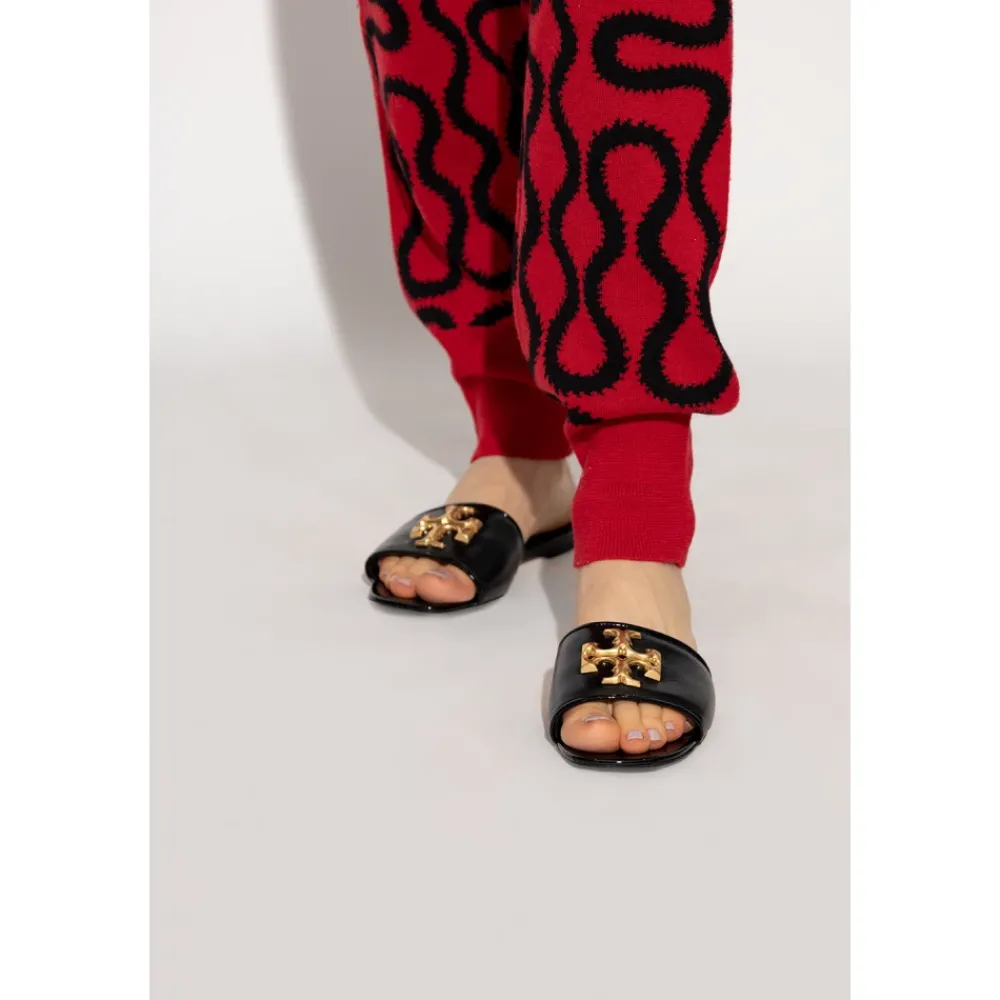 DAMES Tory Burch Slippers^Eleanor leren slippers