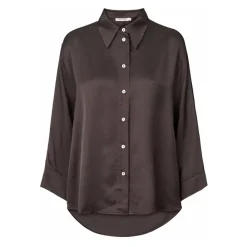 DAMES Rabens Saloner Elegant After Dark Brown Overhemd