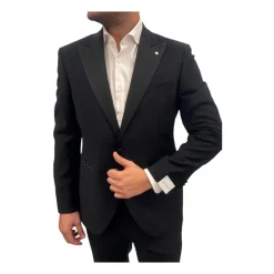 Heren Luigi Bianchi Mantova Elegant Smoking Kostuum