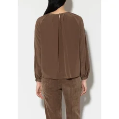 DAMES Luisa Cerano Elegante Blouse met Unieke Stijl