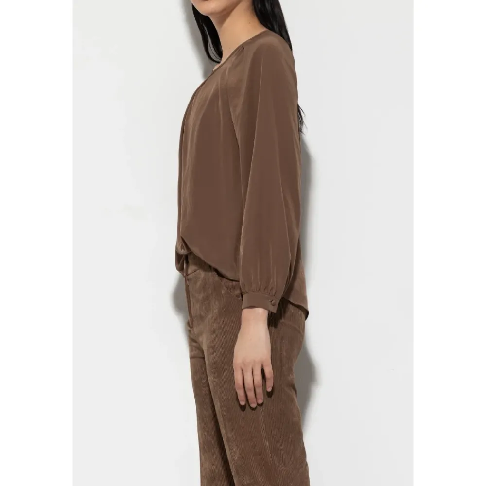 DAMES Luisa Cerano Elegante Blouse met Unieke Stijl