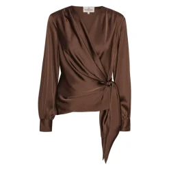 DAMES Karmamia Elegante e Blouse met Asymmetrische Snit