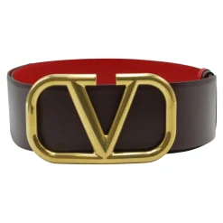 DAMES Valentino Garavani Riemen^Elegante e riem met rode binnenkant