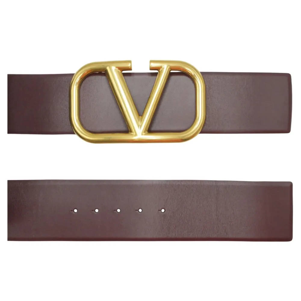 DAMES Valentino Garavani Riemen^Elegante e riem met rode binnenkant