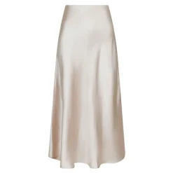 DAMES Neo Noir Rokken^Elegante Champagne Satijnen Rok