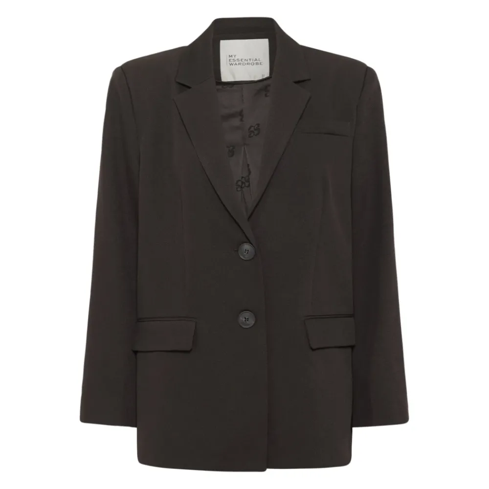 DAMES My Essential Wardrobe Jassen^Elegante Espresso Blazer Jas