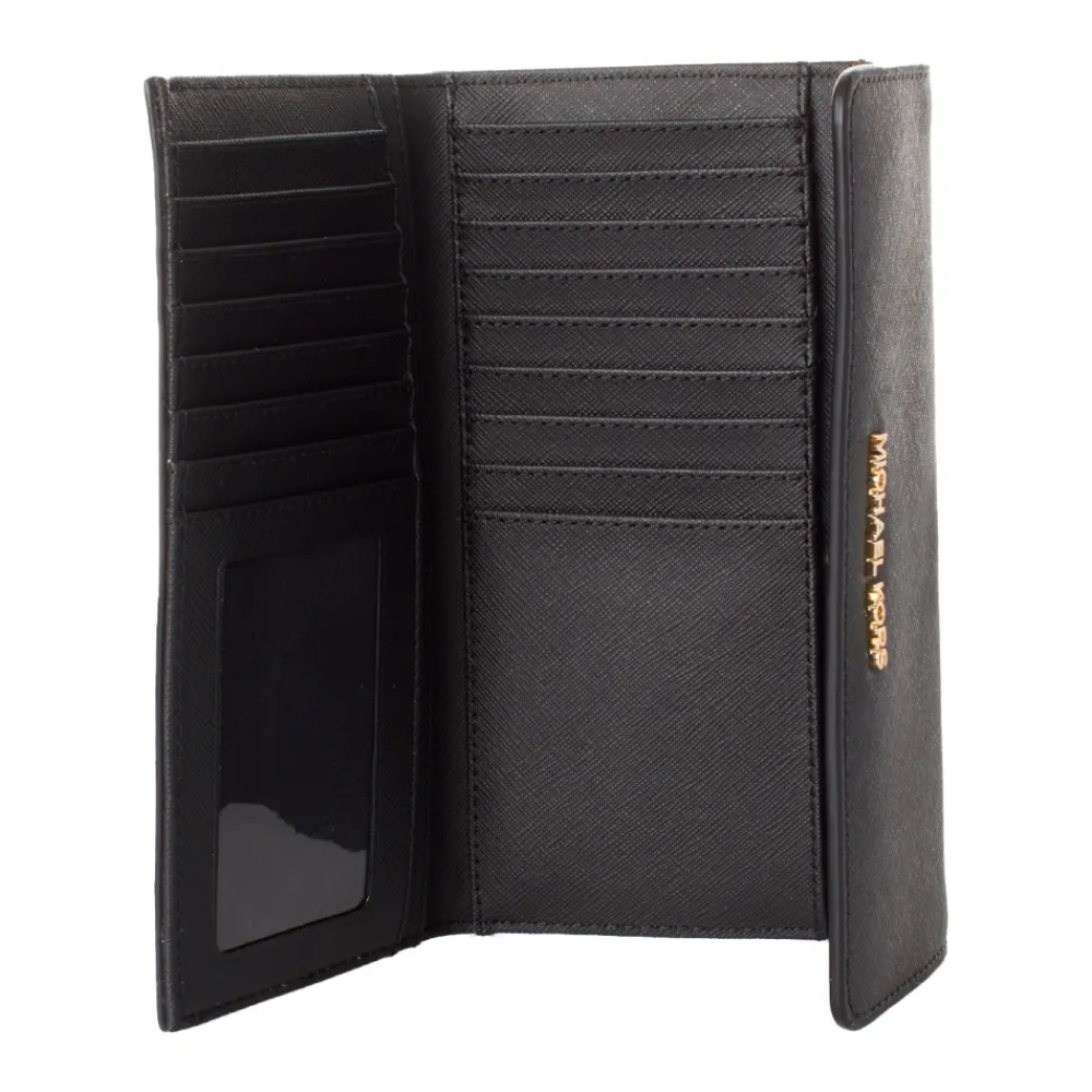 DAMES Michael Kors Portefeuilles^Elegante gestructureerde portemonnee met drukknoopsluiting