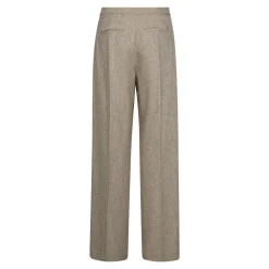 DAMES MOS MOSH Broeken^Elegante Kamelen Tweed Broek