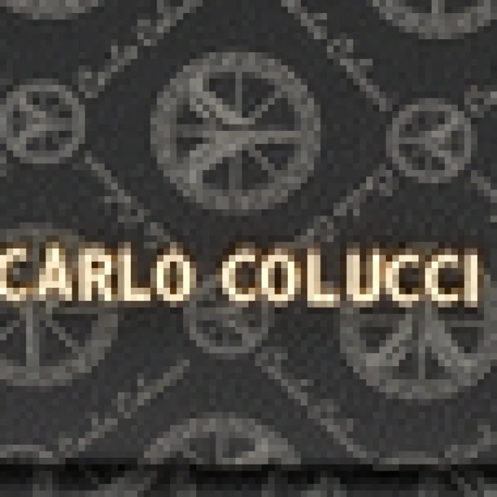 DAMES Carlo Colucci Elegante Kosmetische Tas met Logoprint