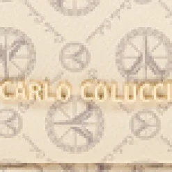 DAMES Carlo Colucci Elegante Kosmetische Tas met Logoprint