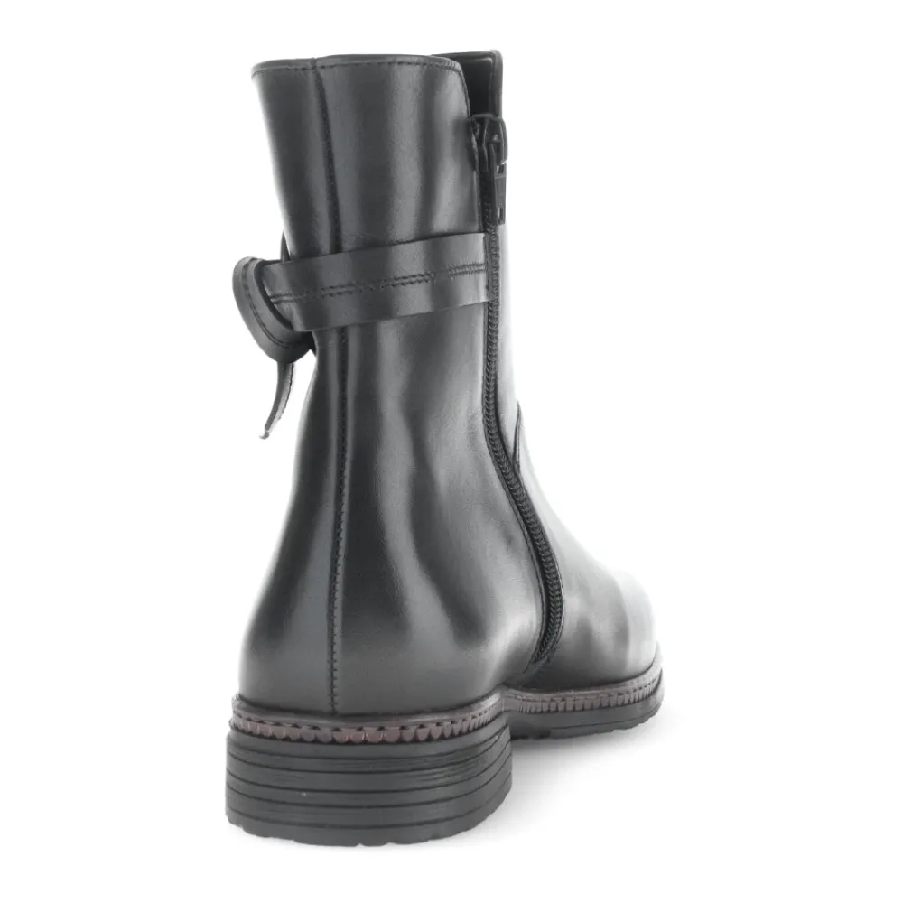 DAMES Gabor Enkellaarsjes^Elegante leren enkellaars