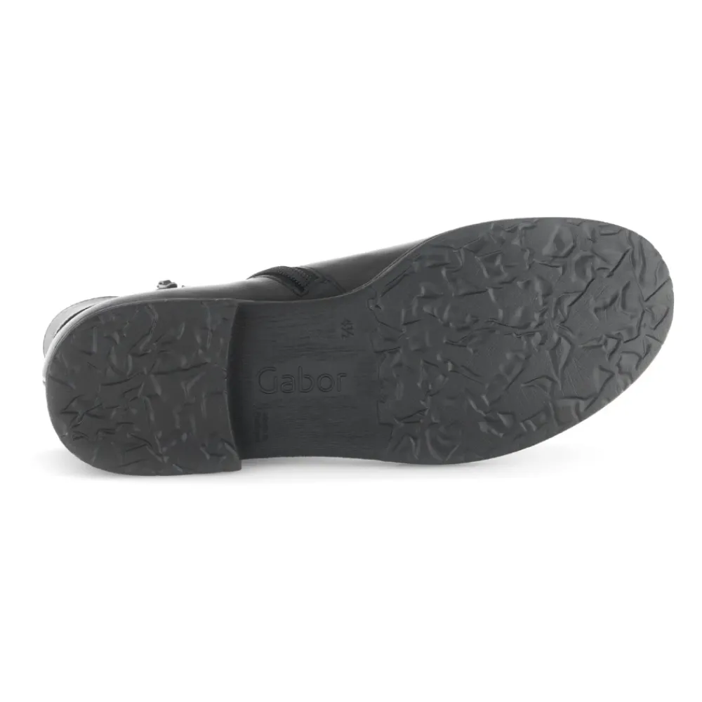 DAMES Gabor Enkellaarsjes^Elegante leren enkellaars