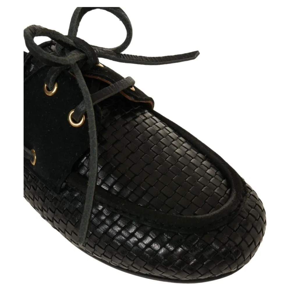 DAMES Billi Bi Elegante Leren Mocassins Nero AW25