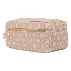 DAMES Carlo Colucci Elegante Logo Print Toilettas