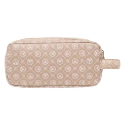 DAMES Carlo Colucci Elegante Logo Print Toilettas