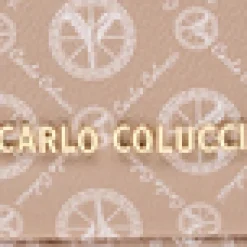 DAMES Carlo Colucci Elegante Logo Print Toilettas