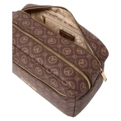 DAMES Carlo Colucci Toilettassen^Elegante Logo Print Toilettas