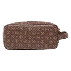 DAMES Carlo Colucci Toilettassen^Elegante Logo Print Toilettas