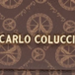 DAMES Carlo Colucci Toilettassen^Elegante Logo Print Toilettas