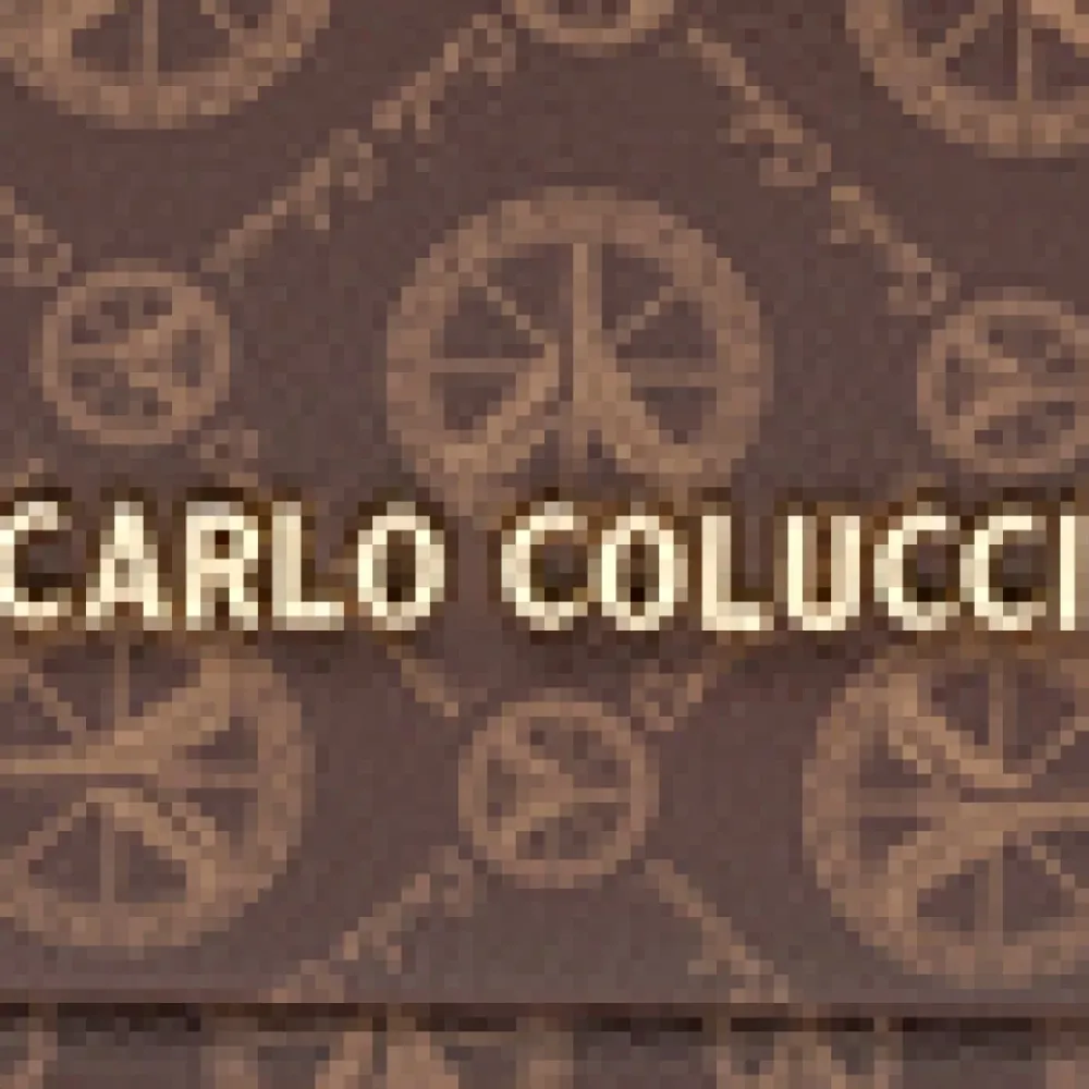 DAMES Carlo Colucci Toilettassen^Elegante Logo Print Toilettas