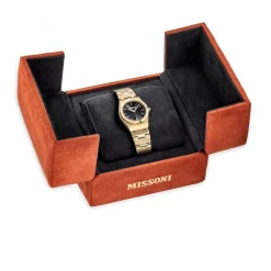 DAMES Missoni Elegante Milano horloge met zigzag motief