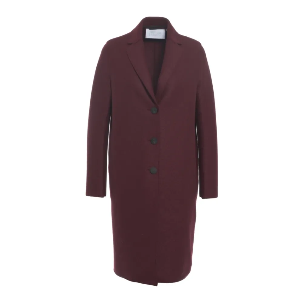 DAMES Harris Wharf London Elegante Minimalistische Wollen Jas AW25