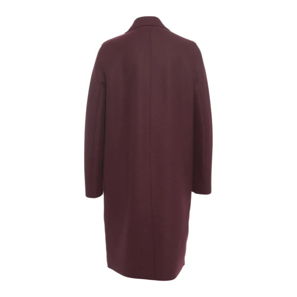 DAMES Harris Wharf London Elegante Minimalistische Wollen Jas AW25