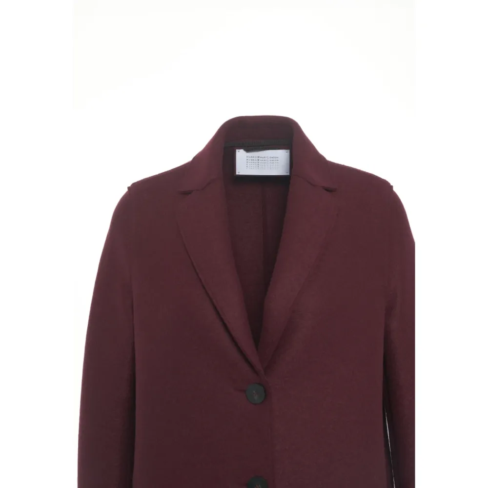 DAMES Harris Wharf London Elegante Minimalistische Wollen Jas AW25