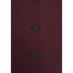 DAMES Harris Wharf London Elegante Minimalistische Wollen Jas AW25