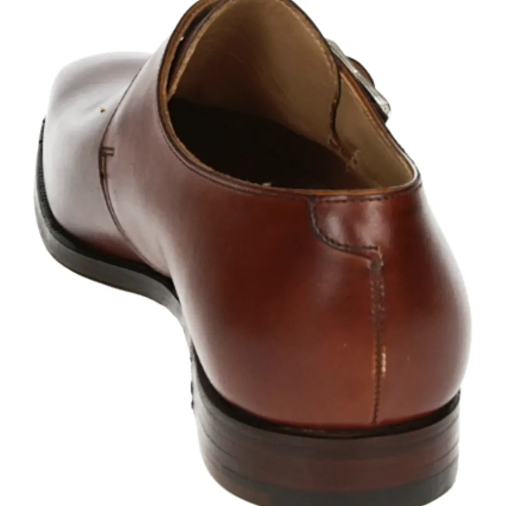 Heren Crockett & Jones Nette Schoenen^Elegante Monkton Business Schoenen in Cognac