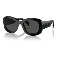 DAMES Prada Zonnebrillen^Elegante Ovale Zonnebril met Dikke Armen