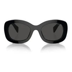 DAMES Prada Zonnebrillen^Elegante Ovale Zonnebril met Dikke Armen