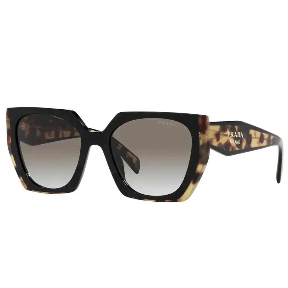 DAMES Prada Elegante Oversize Rechthoekige Zonnebril