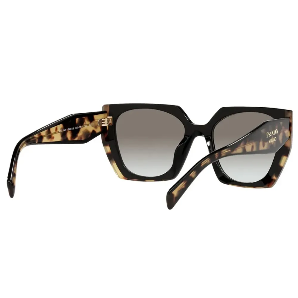 DAMES Prada Elegante Oversize Rechthoekige Zonnebril