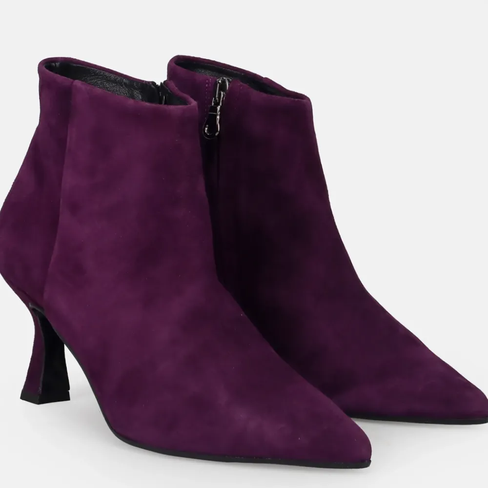 DAMES Sangiorgio Enkellaarsjes^Elegante e Suède Enkellaarzen