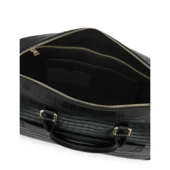 DAMES Kazar Elegante reliëf lederen laptoptas