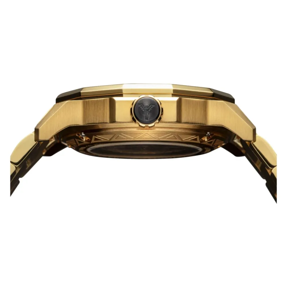 Heren Carlo Colucci Horloges^Elegante roestvrijstalen horloge