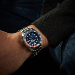 Heren Seiko Horloges^Elegante Sportieve Automatisch Horloge in Zilver