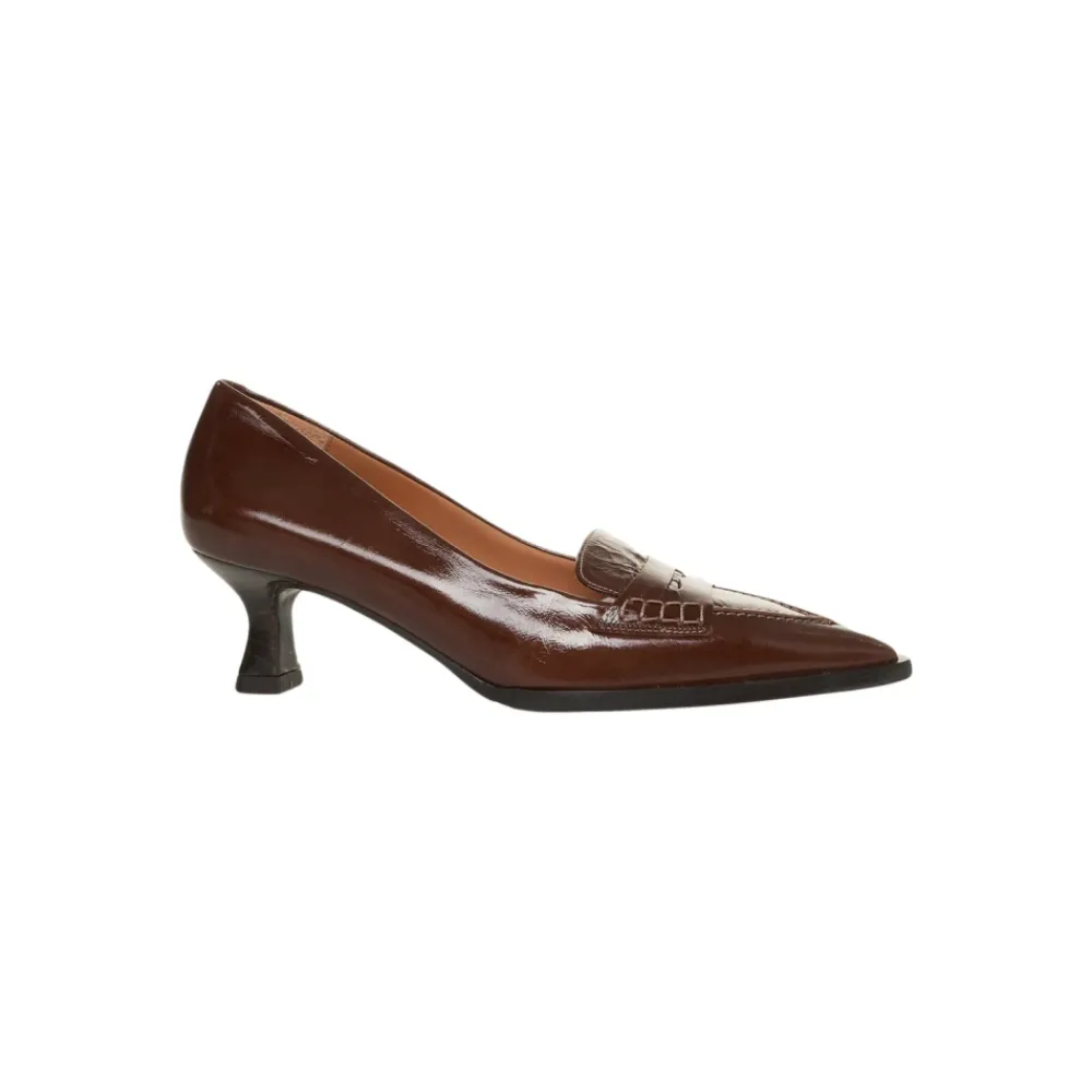 DAMES Billi Bi Elegante Suède Pumps Marrone AW25