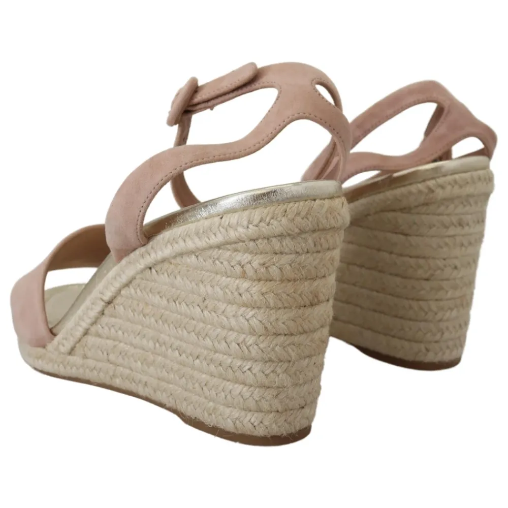 DAMES Prada Elegante suède sleehak sandalen