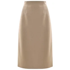 DAMES Kocca Rokken^Elegante Viscose Rok met Strakke Lijnen